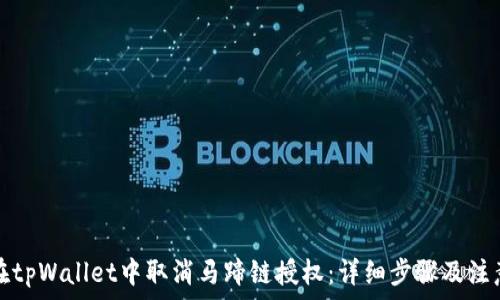   
如何在tpWallet中取消马蹄链授权：详细步骤及注意事项